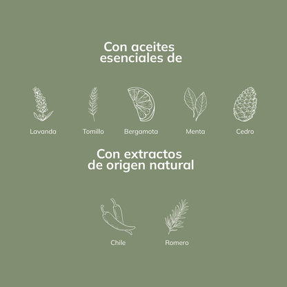 Shampoo Natural Blackbeard con Aceites Esenciales