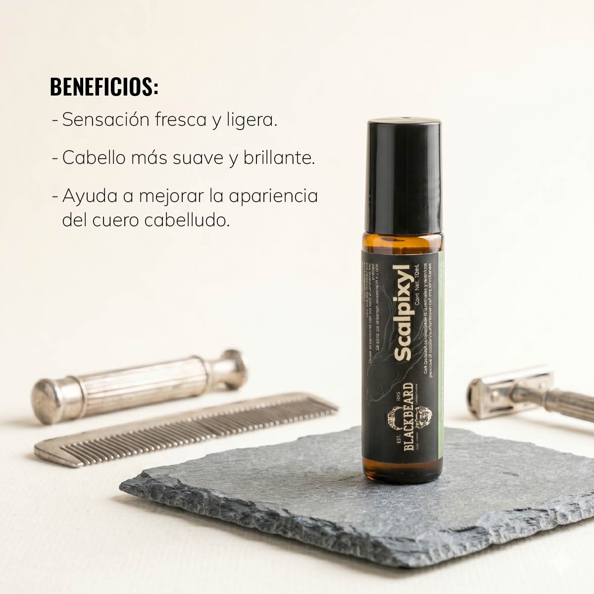 Roll On Blackbeard Scalpixyl Péptidos y Aminoácidos 1 Pieza