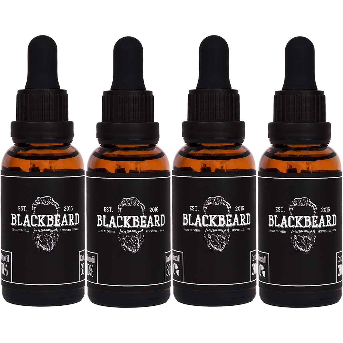 Gotero Blackbeard 10% con Cafeína 4 Piezas