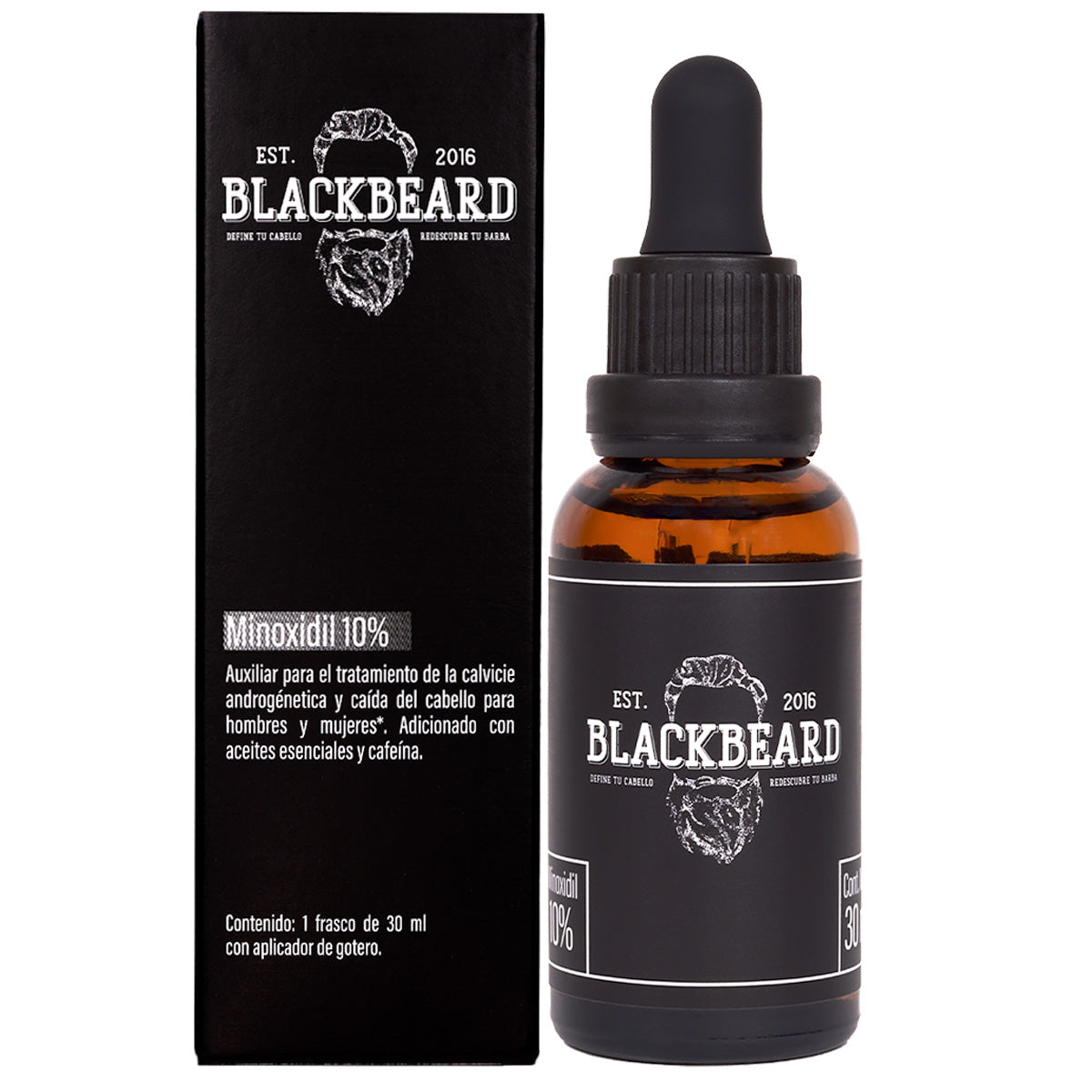Gotero Blackbeard 10% con Cafeína 4 Piezas