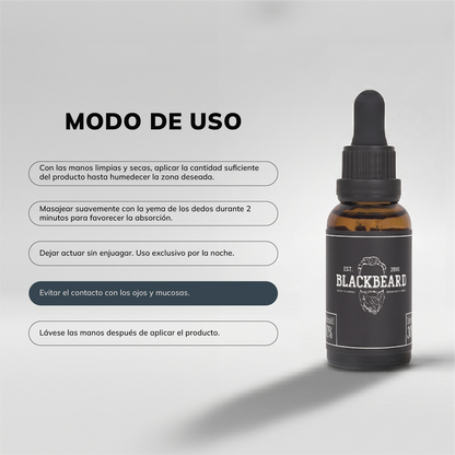 Gotero Blackbeard 10% con Cafeína 4 Piezas