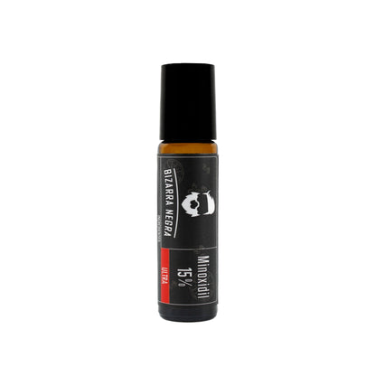 Minoxidil Al 15% Roll On Bizarra Negra para barba y cabello 1 Pieza
