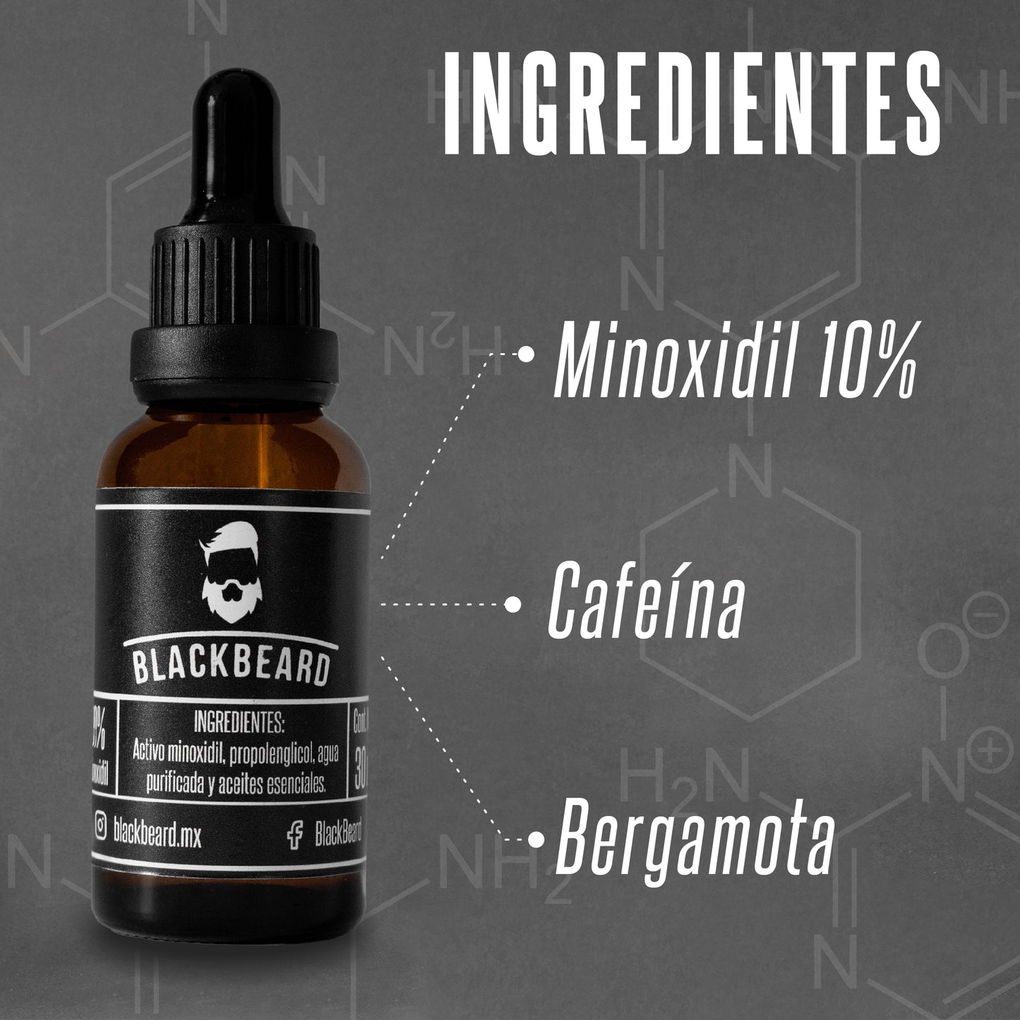 Minoxidil al 10% en gotero 1 pieza