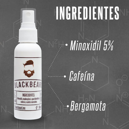 Minoxidil al 5% en spray 1 pieza