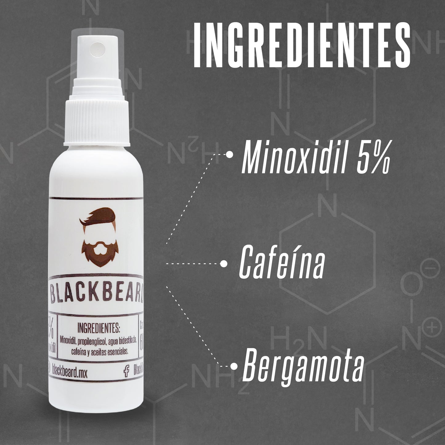 Minoxidil al 5% en spray 2 piezas