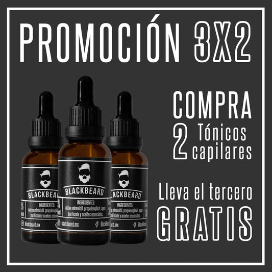 Minoxidil al 10% en gotero 3 piezas